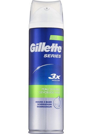 Gillette Series scheerschuim gevoelige huid (250 ml)
