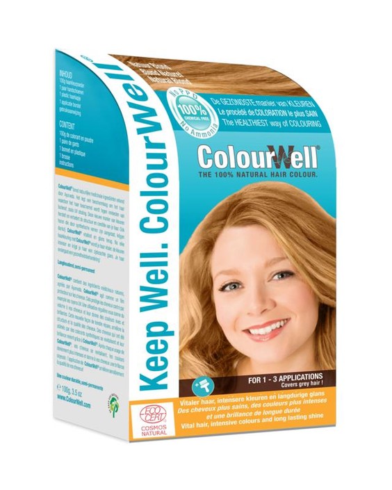 Colourwell 100% Natuurlijke haarkleur natuur blond (100 Gram)