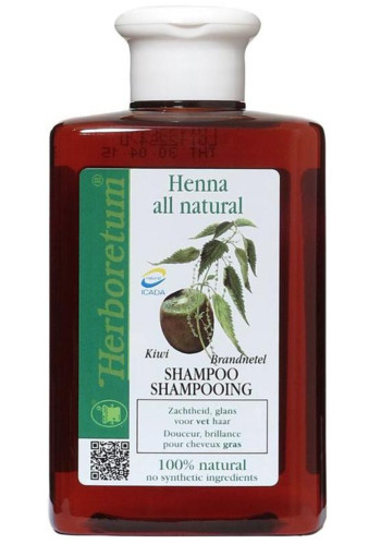 Herboretum Henna all natural shampoo vet haar (300 Milliliter)