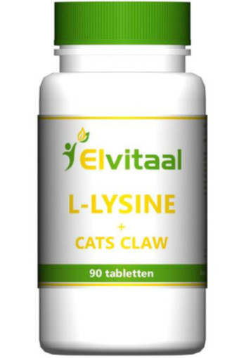 Elvitaal L-lysine Cats Claw 90st