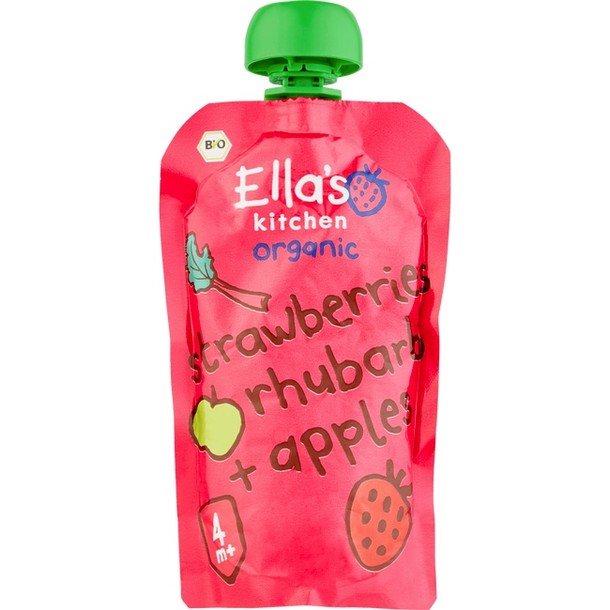 ELLA'S KITCHEN Smoothie Strawberry+Rhubarb+Apples 120 gram