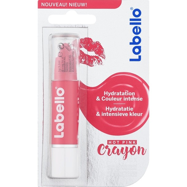 Labello Crayon Lipstick Hot Pink 3 gram