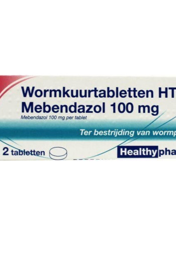 Healthypharm Mebendazol/wormkuur (2 Tabletten)