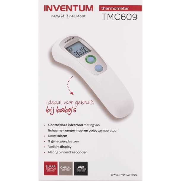 Inventum TMC609 Contactloze Infrarood Lichaamsthermometer