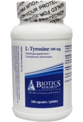 Biotics L-tyrosine 500 Mg 100ca
