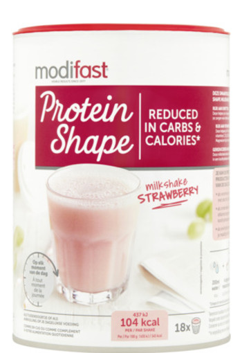 Modifast Protein Shape Milkshake Aardbei 540g