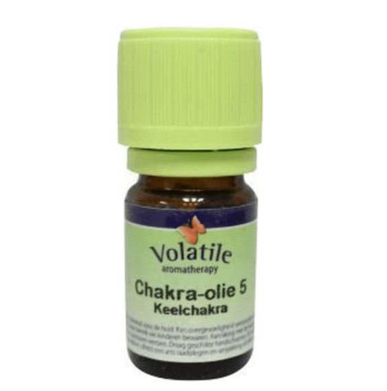 Volatile Chakra olie 5 keel puur (5 Milliliter)