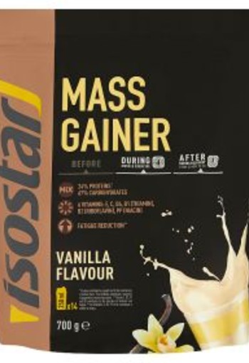 Isostar Mass gainer vanilla flavour (700 Gram)