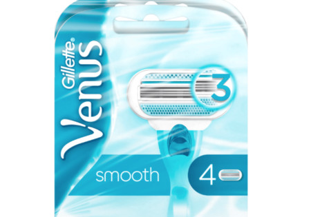 Gillette Venus Smooth Duo-Pak Navulmesjes 2X4 Stuks-8 stuks