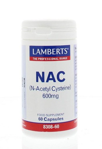 Lamberts N acetyl cysteine (60 Capsules)