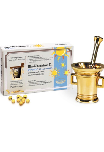 Pharma Nord Bio vitamine D3 25 mcg 1000IE (120 Capsules)