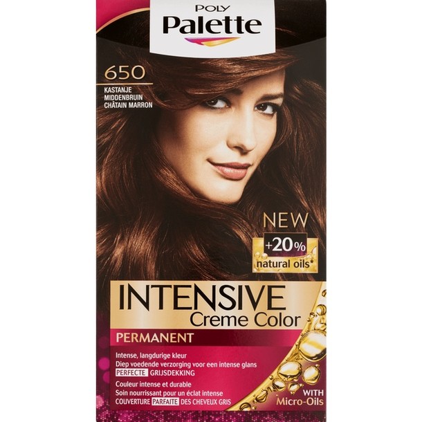 Poly Palette Intensive Crème Coloration 650 Kastanje Middenbruin