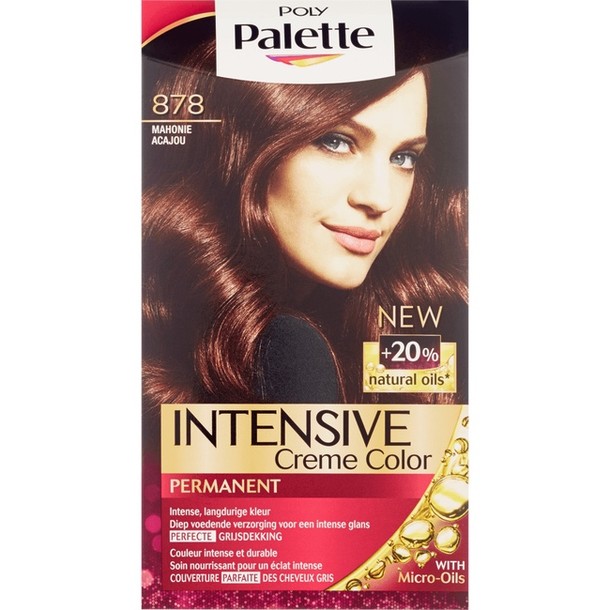 Poly Palette Intensive Crème Coloration 878 Mahonie 115 ml