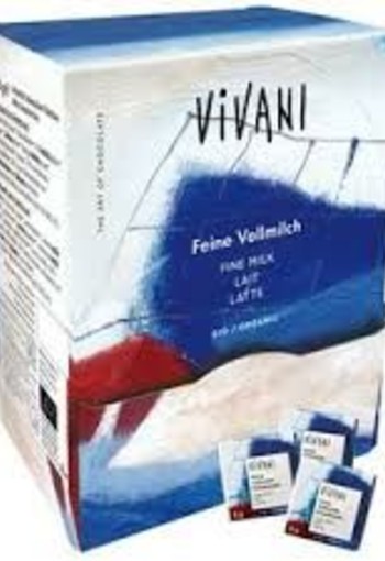 Vivani Chocolade naps melk 5 gram bio (200 Stuks)