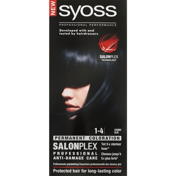 Syoss Color baseline 1-4 cosmic blue haarverf (1 set)
