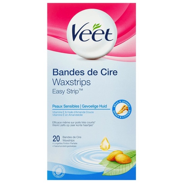 Veet Waxstrips Gevoelige Huid 20 stuks wax
