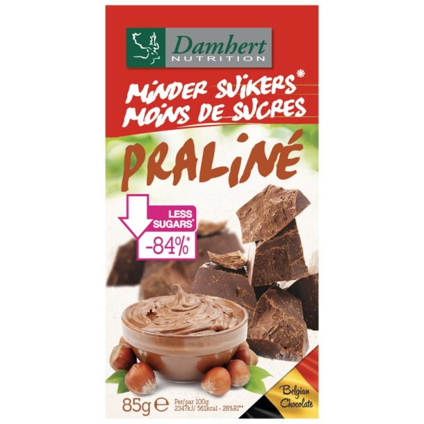 Damhert Chocoladetablet praline (85 Gram)