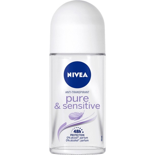 Nivea Deodorant roller sensitive & pure (50 ml)