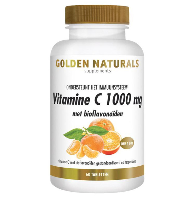 Golden Naturals Vitamine C 1000 bioflavonoiden (60 Tabletten)