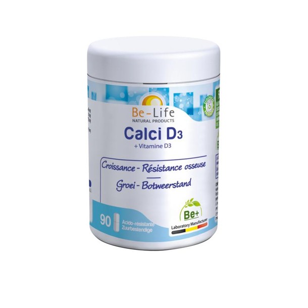 Be-Life Calci D3 + vitamine D3 (90 Capsules)