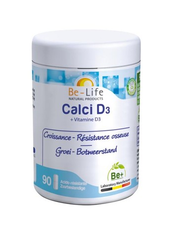 Be-Life Calci D3 + vitamine D3 (90 Capsules)