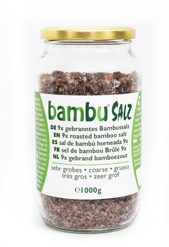 Bambu Salz Bamboezout zeer grof 9x gebrand (1 Kilogram)