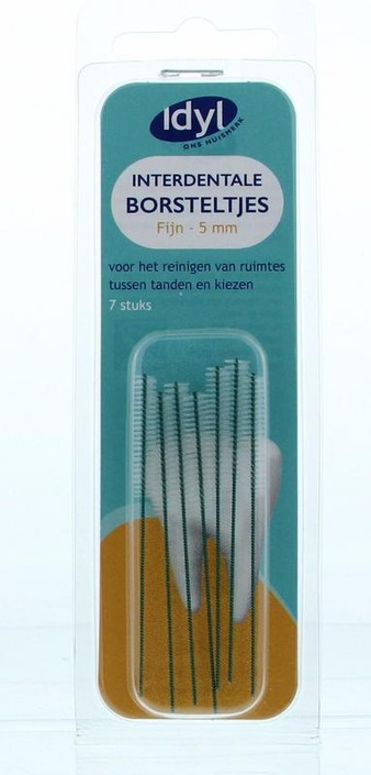 Idyl Interdentaal borstels fijn 5mm (7 Stuks)