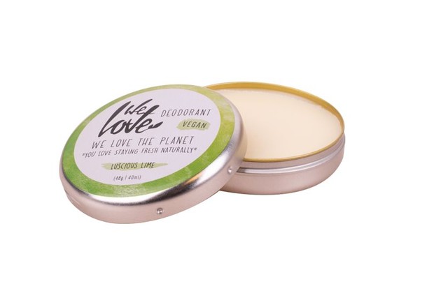 We Love The planet 100% natural deodorant luscious lime (48 Gram)