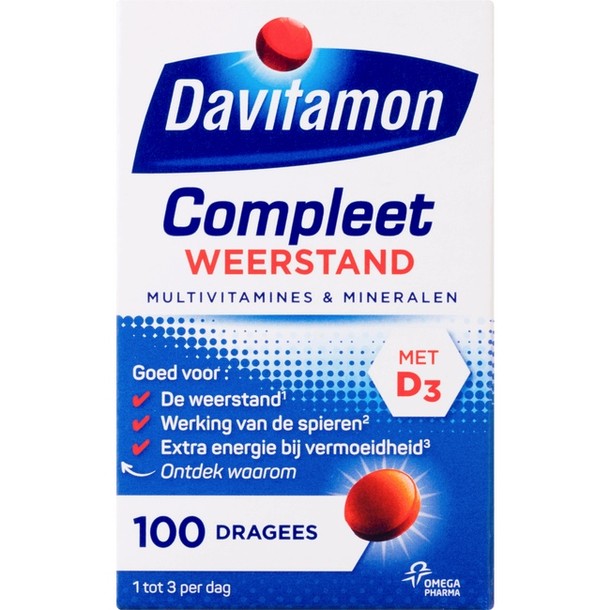 Davitamon Compleet weerstand - Multivitamine 100 stuks