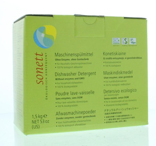 Sonett Vaatwasmachine poeder (1500 Gram)