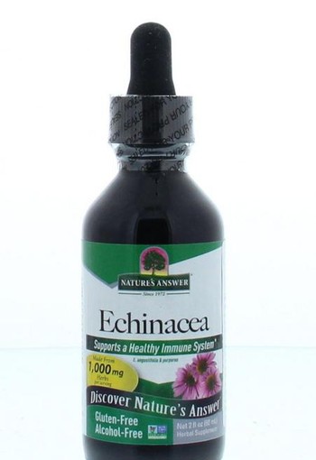 Natures Answer Echinacea extract alcoholvrij (60 Milliliter)