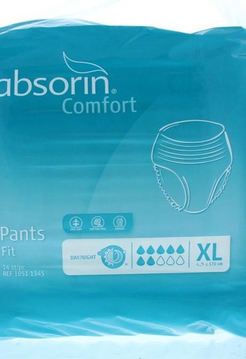 Absorin Comfort pants fit maat XL tot 170cm (14 Stuks)