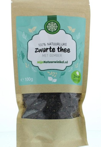 Mijnnatuurwinkel Zwarte thee gember (100 Gram)
