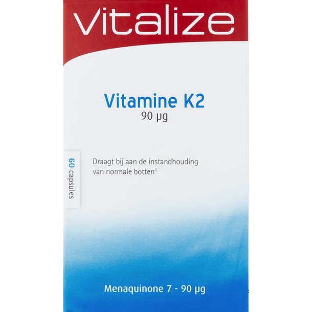 Vitalize Vitamine K2 90 µg Capsules 16 GR capsule