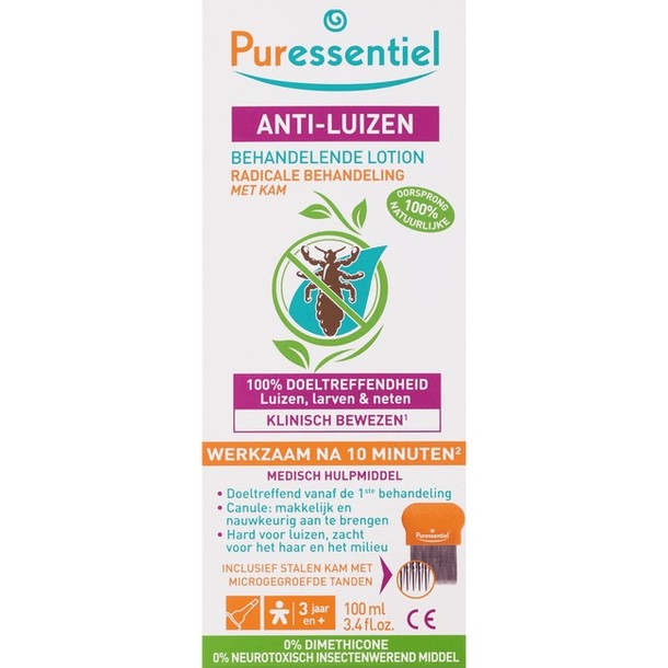 Puressentiel Anti luizen lotion & kam (100 ml)