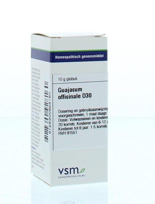 VSM Guajacum officinale D30 (10 Gram)