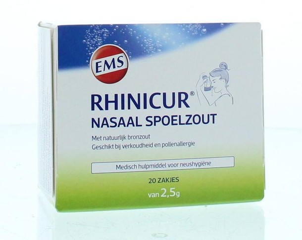 Rhinicur Neus spoelzout 2.5 gram (20 Stuks)