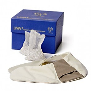 Lichtwesen Liwe nekkussen met 2 bergkristal 2 rozenkwarts (1 Stuks)