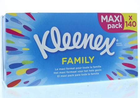 Kleenex Family box tissues (140 Stuks)