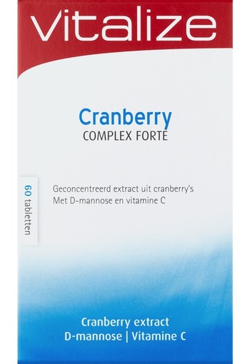 Vitalize Cranberry Complex Forte Tabletten 51 GR tablet
