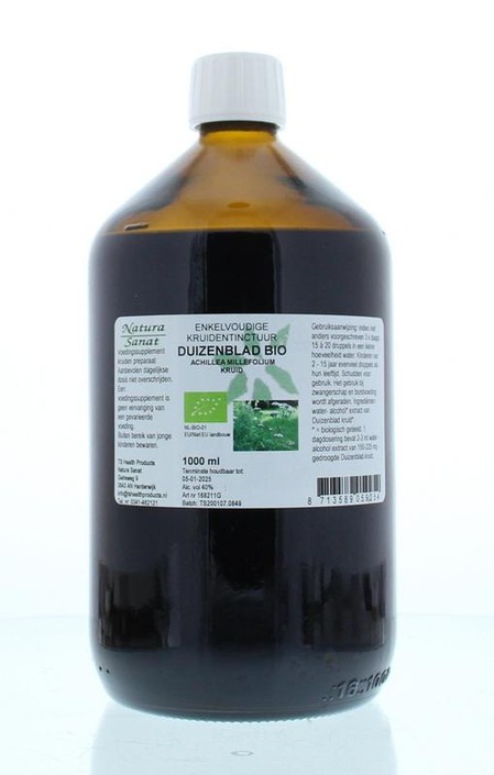 Natura Sanat Achillea millefolium/duizendblad tinctuur bio (1 Liter)