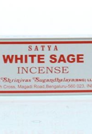 Satya Wierookstokjes witte salie (15 Gram)