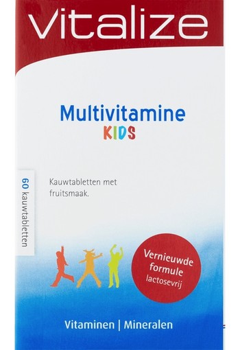 Vitalize Multivitamine Kids Kauwtabletten 60 stuks tablet