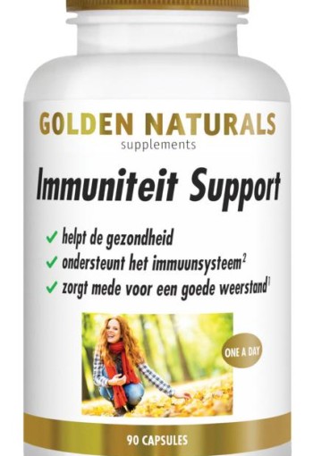 Golden Naturals Immuniteit support (90 Vegetarische capsules)