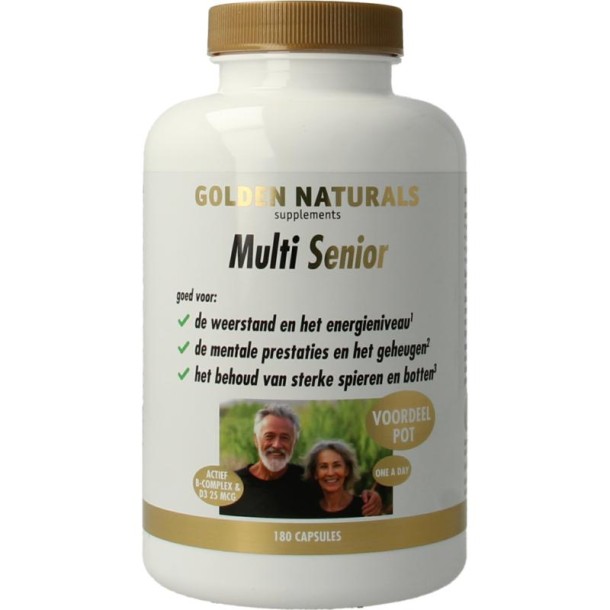 Golden Naturals Multi senior (180 Capsules)