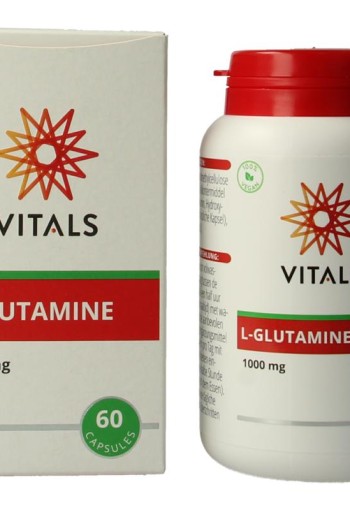 Vitals L-Glutamine 1000mg (60 Capsules)