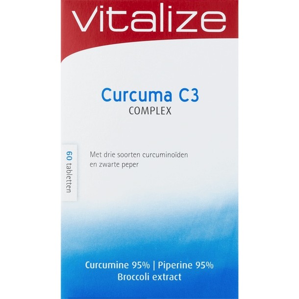 Vitalize Curcuma C3 Complex Tabletten 60 stuks tablet