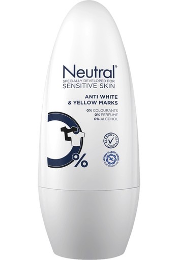 Neutral Anti White & Yellow Marks Deodorant Roller 50 ml