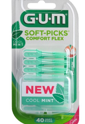 GUM Soft-Picks comfort flex mint medium (40 Stuks)