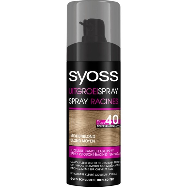 Syoss Uitgroeispray middenblond (120 ml)